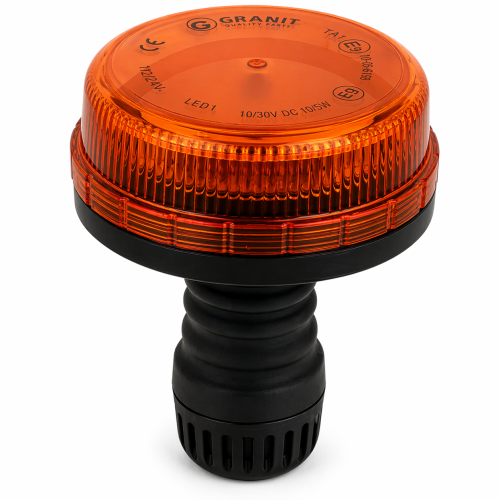 Lampa ostrzegawcza kogut LED 12-24V nasadzana