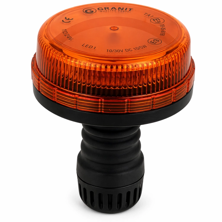 Lampa ostrzegawcza kogut LED 12-24V nasadzana