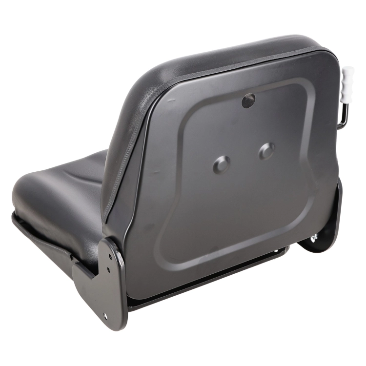 Czarny fotel operatora PVC SKX857788